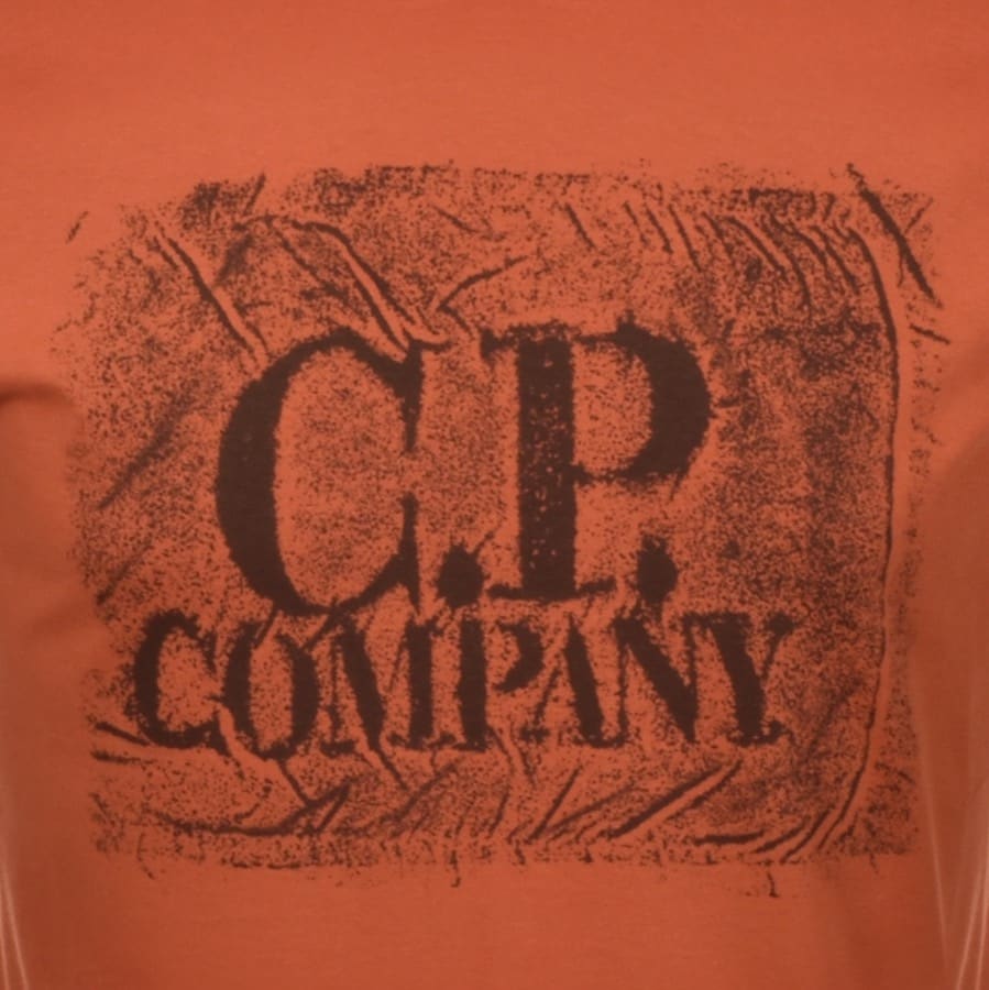 Alternative Image for ProductCP Company Logo T Shirt Orange3